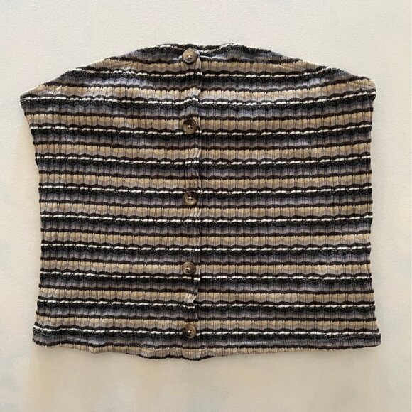 American Eagle Striped Tube Top - Picture 1 of 5